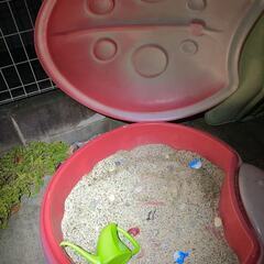 赤ちゃん用砂場の画像