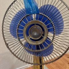 MITSUBISHIレトロ扇風機の画像