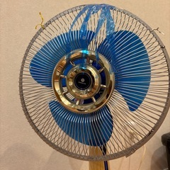サンヨーレトロ扇風機の画像