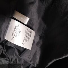 ロングコート　ブラック　 ウエストベルト付き　黒 RETRO GIRLの画像