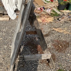 木製 看板 ヴィンテージ 自作 廃材 再利用の画像