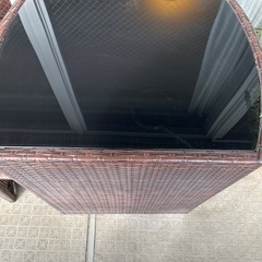 ベランダ　バルコニー　テーブルアンドチェアーの画像