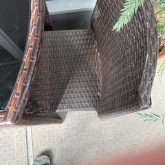 ベランダ　バルコニー　テーブルアンドチェアーの画像