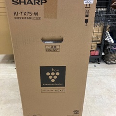 【トレファク足立扇店】加湿空気清浄機 SHARP KI-TX75-W 新品未使用の画像