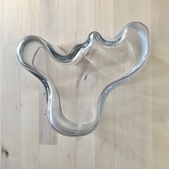 イッタラ　アルヴァ・アアルト　コレクション　ベース　160mm　クリア　北欧　湖の画像