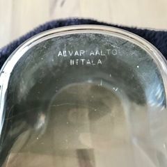 イッタラ　アルヴァ・アアルト　コレクション　ベース　160mm　クリア　北欧　湖の画像