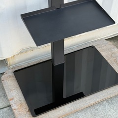 A665◇テレビスタンド◇テレビ台◇高さ幅調整可能◇下段ガラス◇の画像