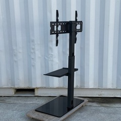 A665◇テレビスタンド◇テレビ台◇高さ幅調整可能◇下段ガラス◇の画像