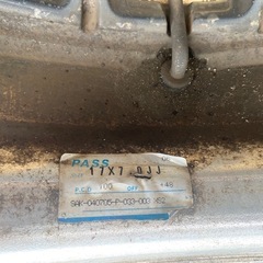 17インチタイヤホイールの画像