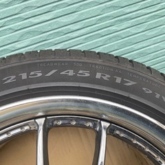 17インチタイヤホイールの画像