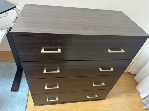 木製チェスト 引き取り限定 無料】4段チェスト／引き取り限定 (ferbass) さいたま新都心の家具の