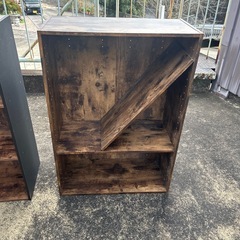 木目調　カラーボックス
の画像