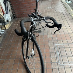 ★美品★700ｃ　2×7speed　補助ブレーキ付き　ドロップハンドル　ブラックの画像