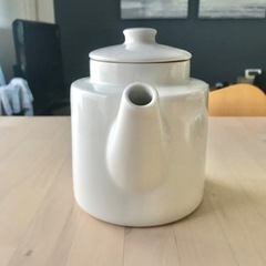 イッタラ　ティーマ　ティーポット　ホワイト　1L　シンプル　大容量　丈夫　北欧の画像