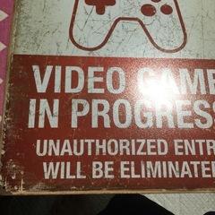 ◆スチール看板◆アラート ダメージ加工　 の画像