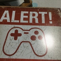 ◆スチール看板◆アラート ダメージ加工　 の画像