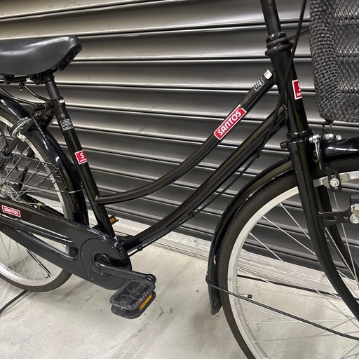 26インチ　自転車　ブラック