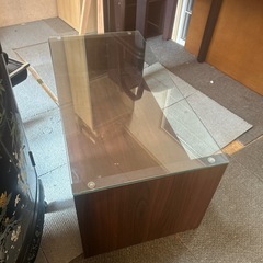 センターテーブル　ガラスの画像