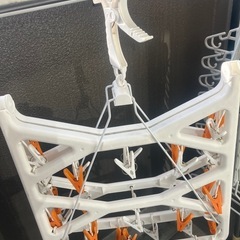 折り畳み干しハンガー ピンチの画像