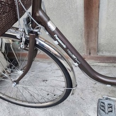 電動アシスト自転車PanasonicViVi26型3段ギアバッテリー8.9Ahの画像