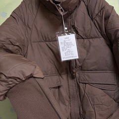 アウター　ジャンパー　茶色　レディースの画像