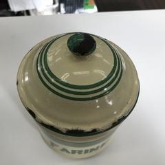 ⭐︎ドリーム2号館⭐︎ ジモティー割引 アンティーク ホーローキャニスターの画像
