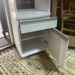 レンジ台　ホワイトの画像