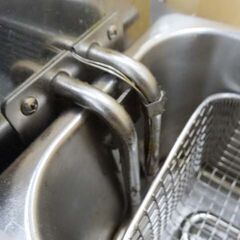 【恵庭】☆中古品☆タイジ 卓上型 電気フライヤー TF-20A 2L 業務用 店舗機器 PayPay支払いOK！の画像