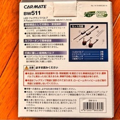 カーメイト  GIGA　LEDフォグバルブ　の画像