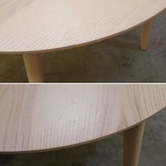 ≪zyt2658ジ限≫ IKEAの丸テーブル LISABO/リーサボー　　　ダイニングテーブル/4人用/ラウンドテーブル/会議テーブル/604.164.97/おしゃれ/中古家具/リユースストレージ仙台 071219-14の画像