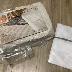 ふわとろ毛布・アイボリー【未使用】の画像