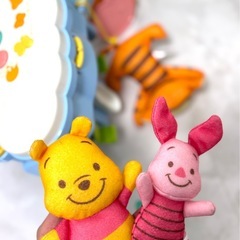 くまのプーさんメリー えらべる回転6wayジムにへんしんメリーの画像