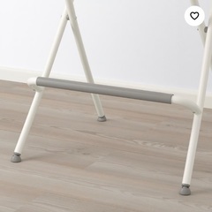 IKEA※ハイチェア※折りたたみ※白の画像