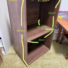 差し上げます！カラーボックスの画像