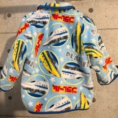 95サイズ　プラレール　スリーパー　上着　羽織りの画像