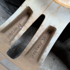 225/55R18 日産 純正ホイール 18×7.5J +55 タイヤ要交換 エルグランド E52 ニッサンの画像