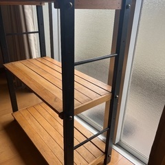 木製　ラック　棚の画像