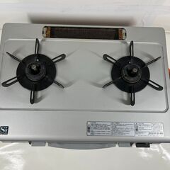 Paloma パロマ ガステーブル LPガス用 2口 IC-800F-1L 左強火 ガスコンロ 2012年製の画像