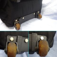 (う-R1-6)VALENTINO CHRISTY キャリーバッグ ブラック キャリーケース 旅行 中古の画像