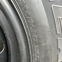 FJクルーザー　純正ホイールタイヤの画像