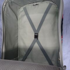 (う-R1-7)Silvia & Silvester キャリーバッグ レッド ブラック キャリーケース 旅行 中古の画像