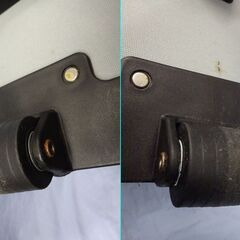 (う-R1-7)Silvia & Silvester キャリーバッグ レッド ブラック キャリーケース 旅行 中古の画像