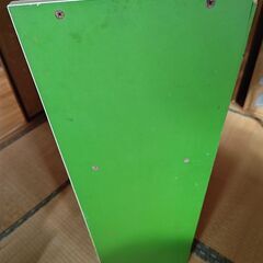 カラーボックス（グリーン）無料｜今日・明日引き取りできる方の画像