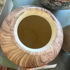 リサイクルショップどりーむ鹿大前店　No.782　壺　木目柄　おススメ商品です🎵の画像