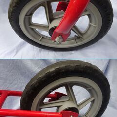 (な-R-54)RANGS ラングス バランスバイク BalanceBike キックバイク キッズバイク 自転車 子供用 レッド 中古の画像