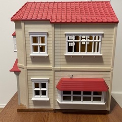 シルバニアファミリー　赤い屋根の大きなお家（家のみ）の画像