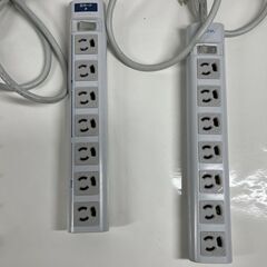 電源タップ 延長コード 8個セット 7口 6口 5口 4口 エルパ エレコム等 の画像