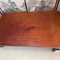 一枚板の机、座卓の画像