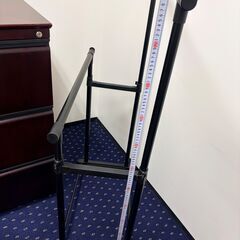 【ハンガーラック／2段タイプ／キャスター付き】の画像