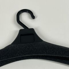 未使用 ハンガー 375本  ブラック ウレタンカバー付 K-281U 大量の画像